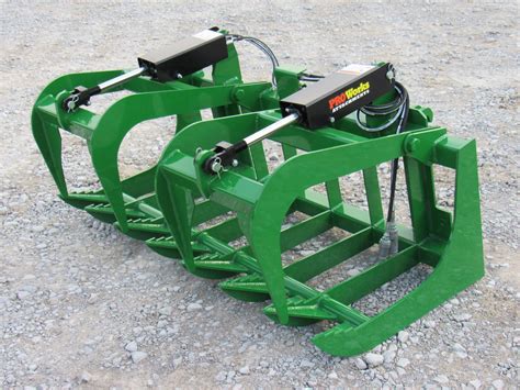 bruch grapple for skid steer|tractor grapple bucket.